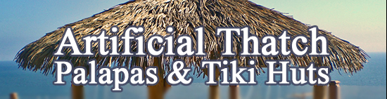 Artificial Thatch Palapas & Tiki Huts Menu